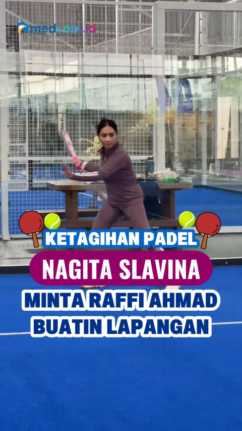Ketagihan Padel, Nagita Slavina Langsung Minta Raffi Ahmad Buatin Lapangan