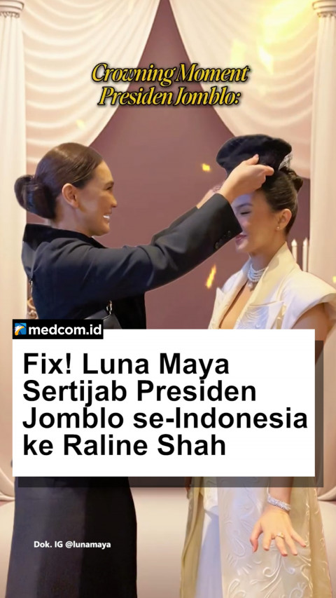 Fix! Luna Maya Sertijab Presiden Jomblo se-Indonesia ke Raline Shah