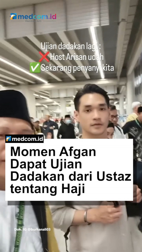 Momen Afgan Dapat Ujian Dadakan dari Ustaz tentang Haji