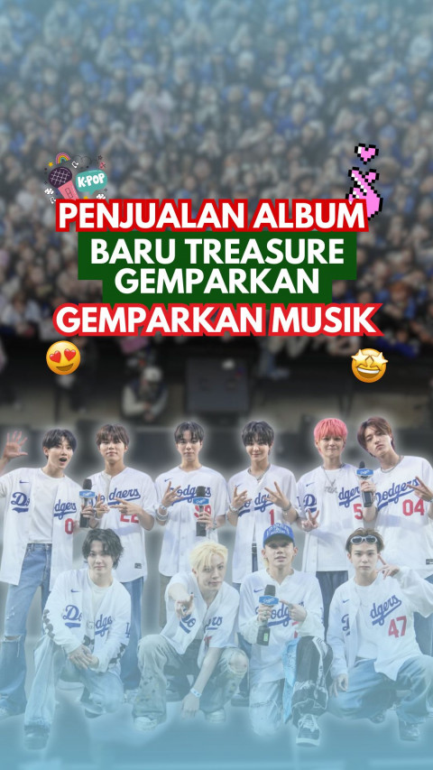 Penjualan Album Baru TREASURE Gemparkan Pasar Musik
