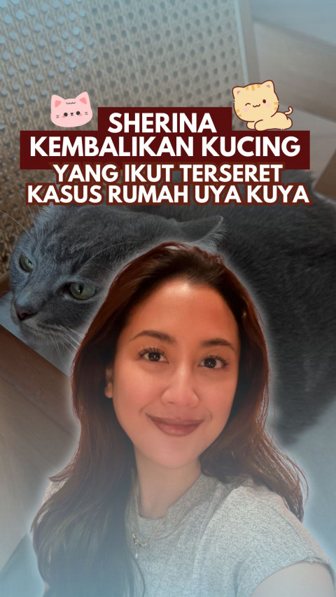 Sherina Kembalikan Kucing yang Ikut Terseret Kasus Rumah Uya Kuya