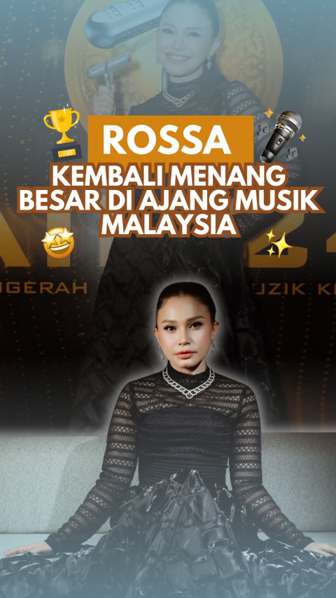 Rossa Kembali Menang Besar di Ajang Musik Malaysia