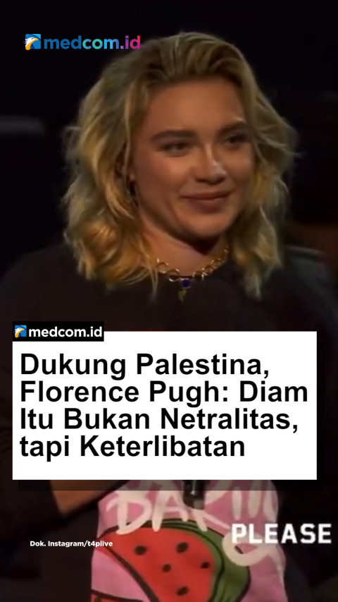 Florence Pugh di Konser Amal Palestina: Diam Bukan Netralitas