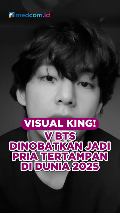 Visual King! V BTS Dinobatkan Jadi Pria Tertampan di Dunia 2025