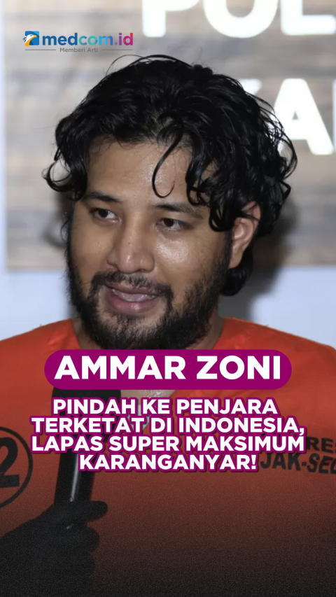 Ammar Zoni Pindah ke Penjara Terketat di Indonesia, Lapas Super Maksimum Karanganyar!