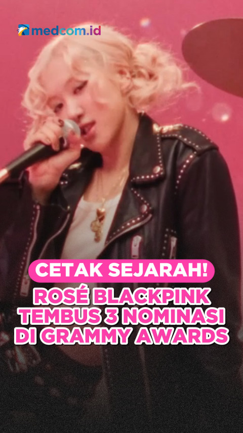 Cetak Sejarah! Rosé BLACKPINK Tembus 3 Nominasi di Grammy Awards