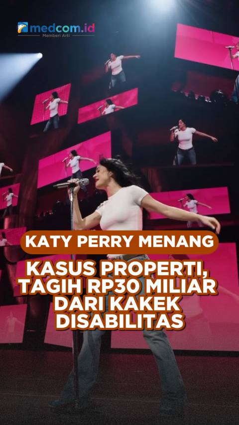 Katy Perry Menang Kasus Properti, Tagih Rp30 Miliar dari Kakek Disabilitas