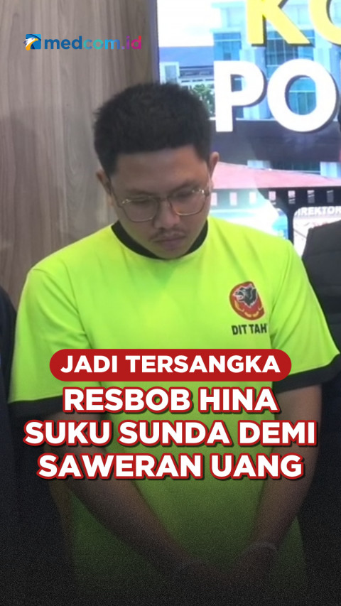 Jadi Tersangka, Resbob Hina Suku Sunda Demi Saweran Uang