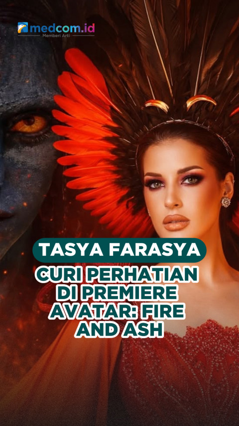 Tasya Farasya Curi Perhatian di Premiere Avatar: Fire and Ash