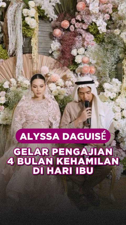 Alyssa Daguisé Gelar Pengajian 4 Bulan Kehamilan di Hari Ibu
