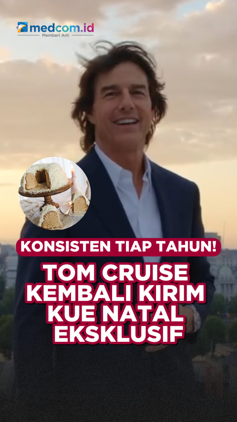 Konsisten Tiap Tahun! Tom Cruise Kembali Kirim Kue Natal Eksklusif