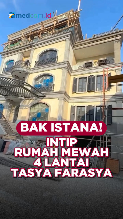 Bak Istana! Intip Rumah Mewah 4 Lantai Tasya Farasya