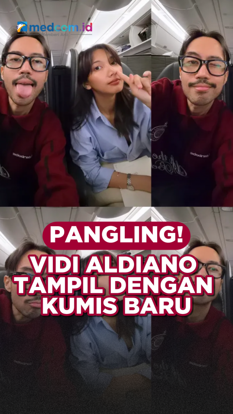 Pangling! Vidi Aldiano Tampil dengan Kumis Baru