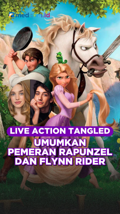 Akhirnya! Live Action Tangled Umumkan Pemeran Rapunzel dan Flynn Rider