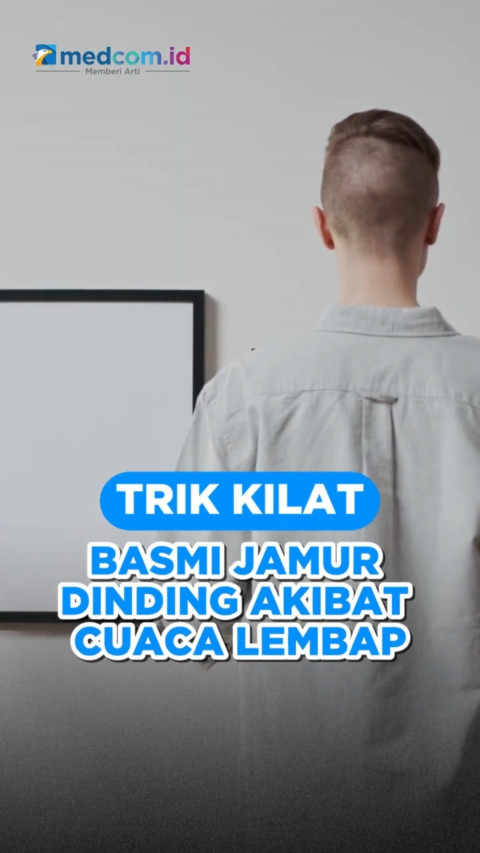 Trik Kilat Basmi Jamur Dinding Akibat Cuaca Lembap