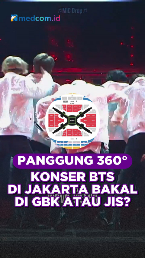 Konsep Panggung 360 Derajat, Konser BTS di Jakarta Bakal di GBK atau JIS?