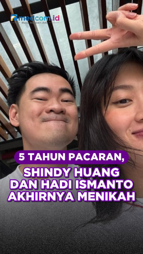 5 Tahun Pacaran, Shindy Huang dan Hadi Ismanto Akhirnya Menikah