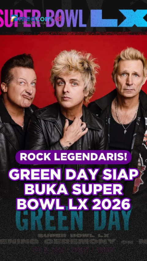 Rock Legendaris! Green Day Siap Buka Super Bowl LX 2026