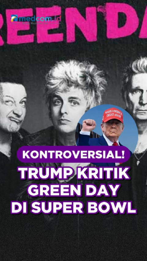 Kontroversial! Trump Kritik Green Day di Super Bowl