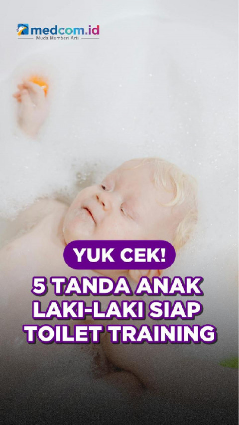 Yuk Cek! 5 Tanda Anak Laki-laki Siap Toilet Training