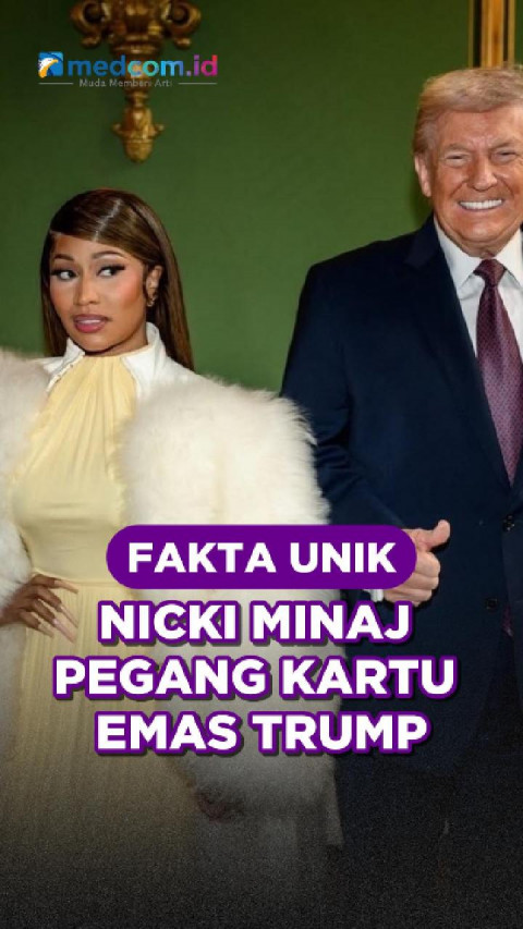 Fakta Unik Nicki Minaj Pegang Kartu Emas Trump