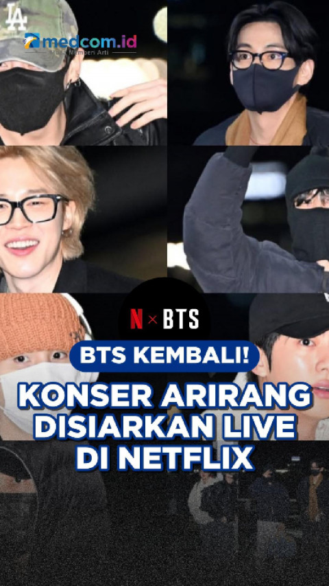 BTS Kembali! Konser ARIRANG Disiarkan Live di Netflix