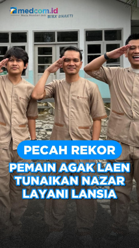 Pecah Rekor, Pemain Agak Laen Tunaikan Nazar Layani Lansia