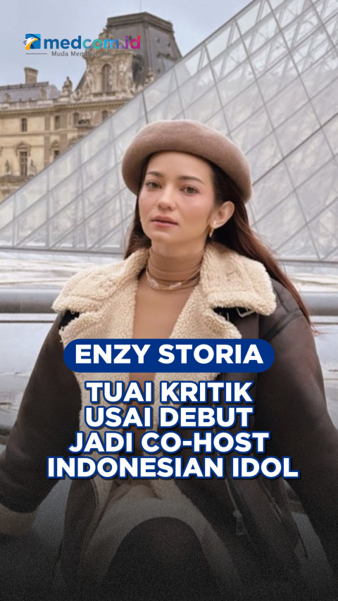 Enzy Storia Tuai Kritik Usai Debut Jadi Co-Host Indonesian Idol