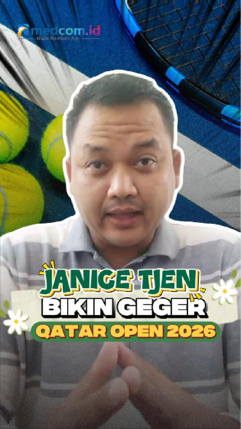 Janice Tjen Bikin Geger Qatar Open 2026