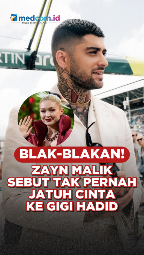 Blak-blakan! Zayn Malik Sebut Tak Pernah Jatuh Cinta ke Gigi Hadid