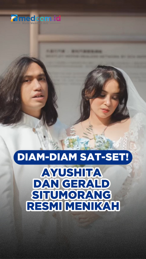 Diam-diam Sat-Set! Ayushita dan Gerald Situmorang Resmi Menikah