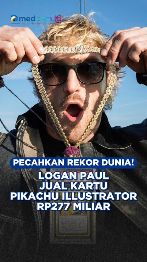Logan Paul Jual Kartu Pikachu Illustrator Rp277 Miliar, Pecahkan Rekor Dunia!