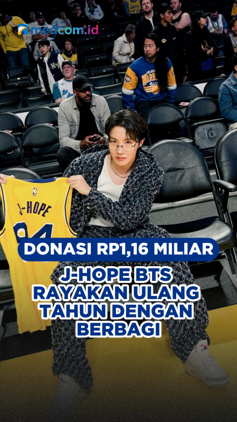 Donasi Rp1,16 Miliar J-Hope BTS Rayakan Ulang Tahun dengan Berbagi