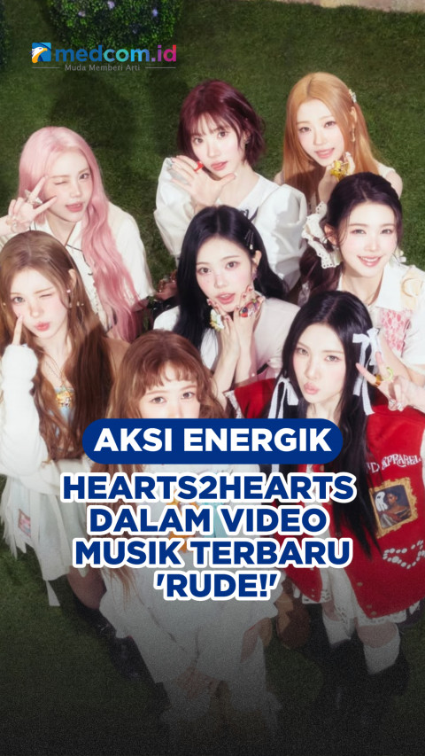 Aksi Energik Hearts2Hearts dalam Video Musik Terbaru 'RUDE!'