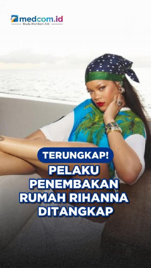 Terungkap! Pelaku Penembakan Rumah Rihanna Ditangkap