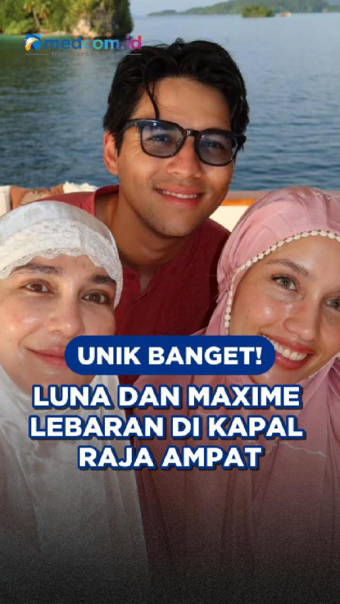 Unik Banget! Luna dan Maxime Lebaran di Kapal Raja Ampat