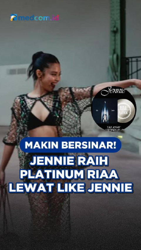 Makin Bersinar! Jennie Raih Platinum RIAA Lewat Like JENNIE