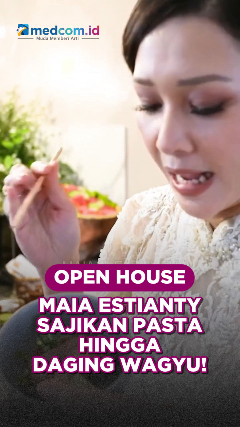 Open House, Maia Estianty Sajikan Pasta hingga Daging Wagyu!