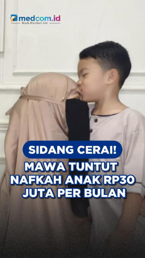 Sidang Cerai! Mawa Tuntut Nafkah Anak Rp30 Juta per Bulan