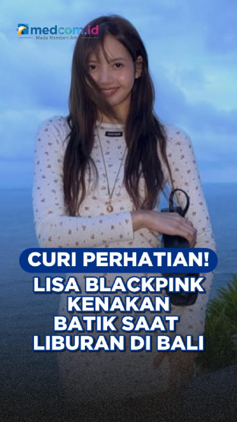 Curi Perhatian! Lisa BLACKPINK Kenakan Batik Saat Liburan di Bali