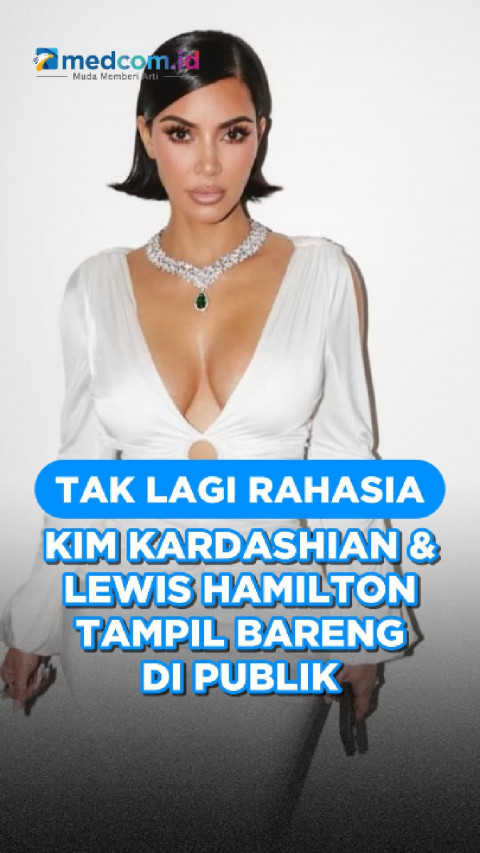 Tak Lagi Rahasia, Kim Kardashian & Lewis Hamilton Tampil Bareng di Publik