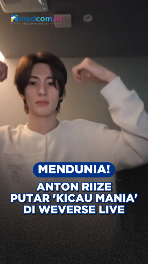 Mendunia, Anton RIIZE Putar 'Kicau Mania' di Weverse Live