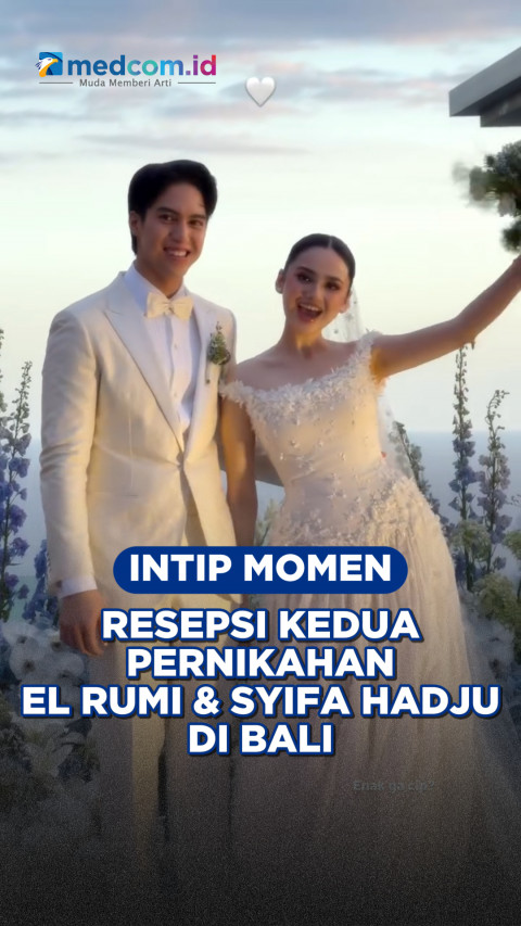 Intip Momen Resepsi Kedua Pernikahan El Rumi dan Syifa Hadju di Bali