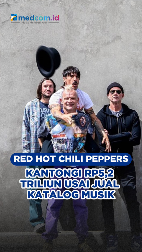 Red Hot Chili Peppers Kantongi Rp5,2 Triliun Usai Jual Katalog Musik