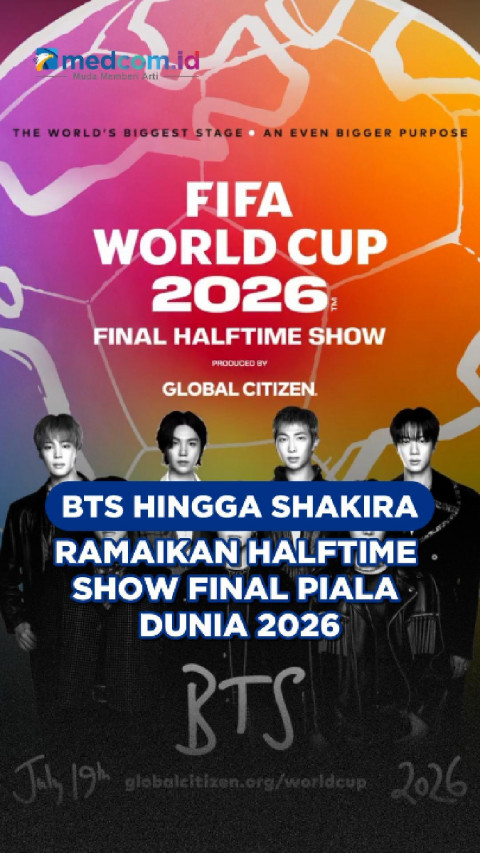 BTS hingga Shakira Ramaikan Halftime Show Final Piala Dunia 2026