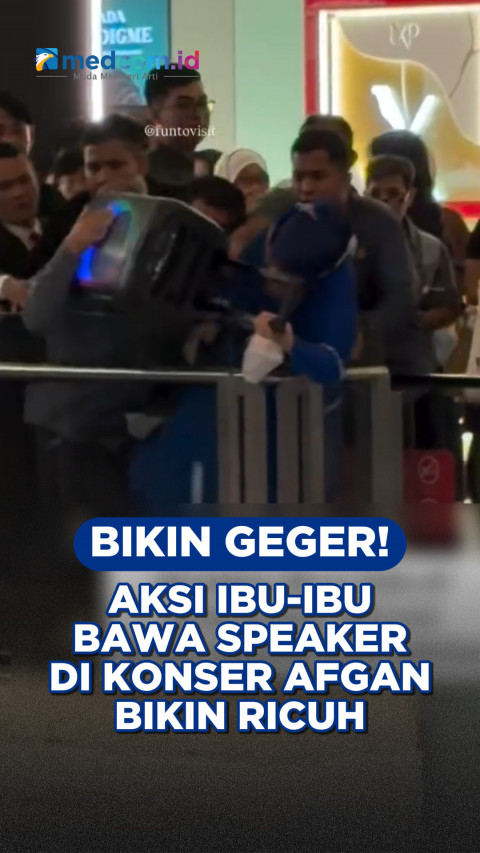 Bikin Geger! Aksi Ibu-Ibu Bawa Speaker di Konser Afgan Bikin Ricuh