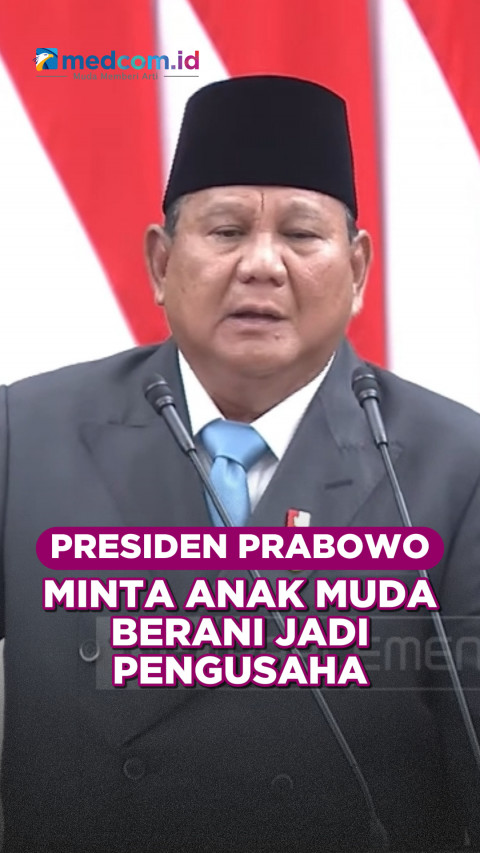 Presiden Prabowo Dorong Anak Muda Indonesia Jadi Pengusaha