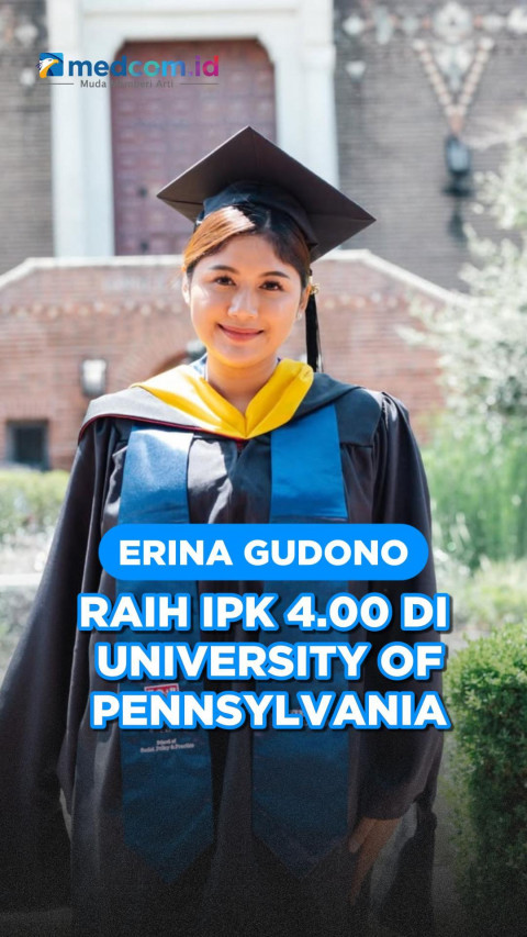 Erina Gudono Raih IPK 4.00 di University of Pennsylvania
