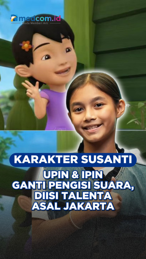 Karakter Susanti Upin & Ipin Ganti Pengisi Suara, Diisi Talenta Asal Jakarta