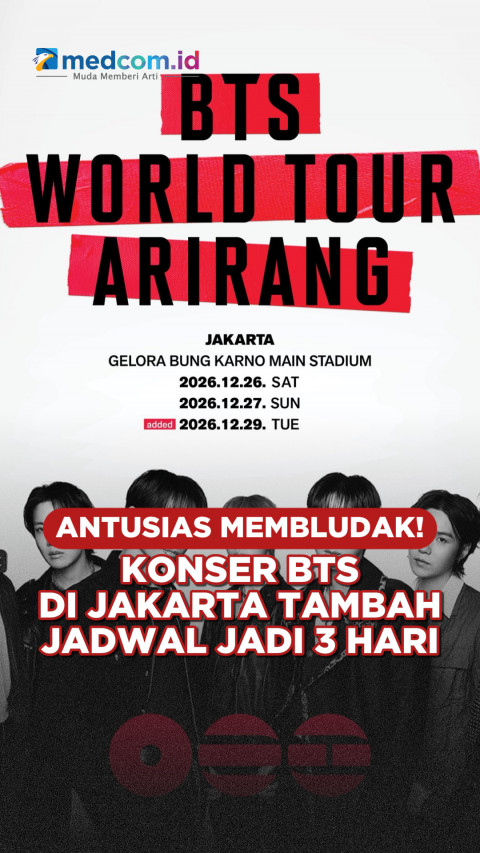 Antusias Membludak! Konser BTS di Jakarta Tambah Jadwal Jadi 3 Hari